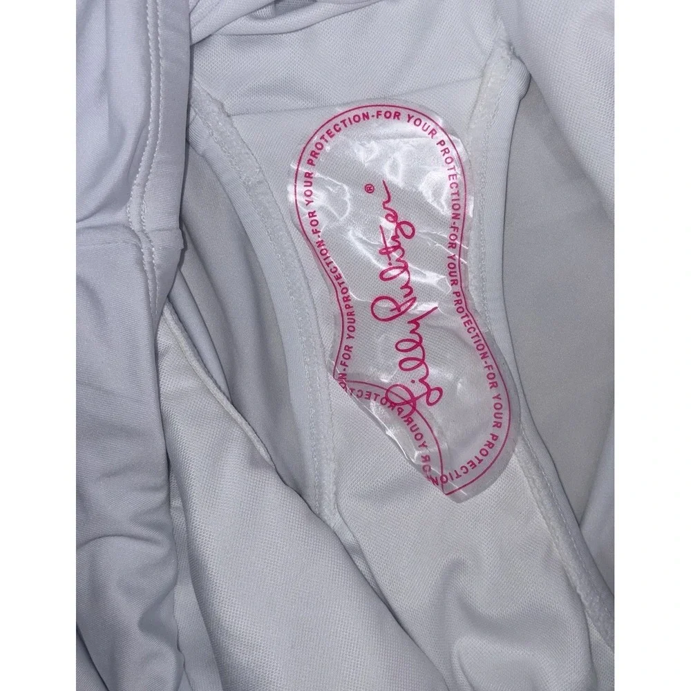 New Lilly Pulitzer Kellyann Skirted Swim Bottom Size‎ 14 Resort White Cruise